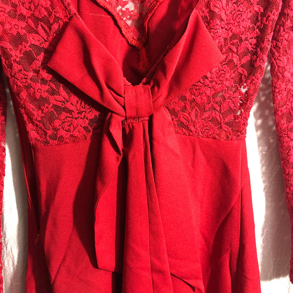 NWT Cocktail Dress Laceoverlay Sweetheart Neckline - Picture 5 of 7